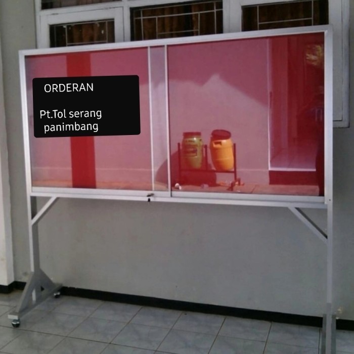

papan mading kaca soft ard warna 100x 200cm
