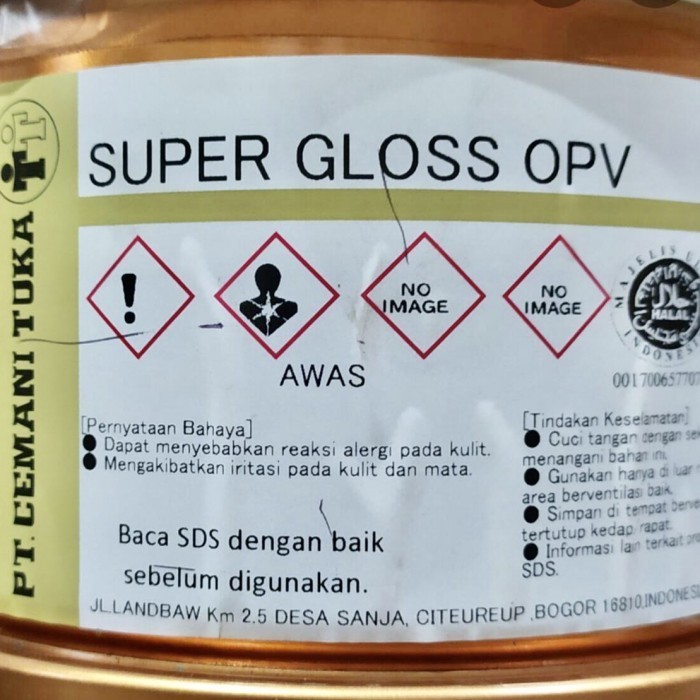 

Tinta cetak cemani toka , Super Gloss OPV Pre order