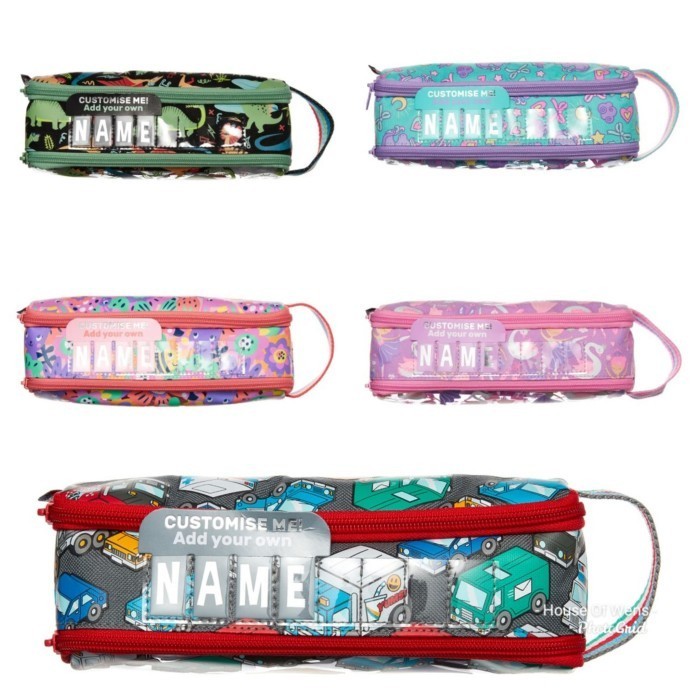 

SMIGGLE WANDER DUAL ZIP ID PENCIL CASE - TEMPAT PENSIL SMIGGLE