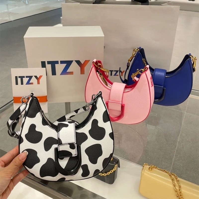 

Cnk24 Tas Bahu Wanita Baru 40781871 Tas Bulan Sabit Gesper Tapal Kuda Tas Kotak Hadiah