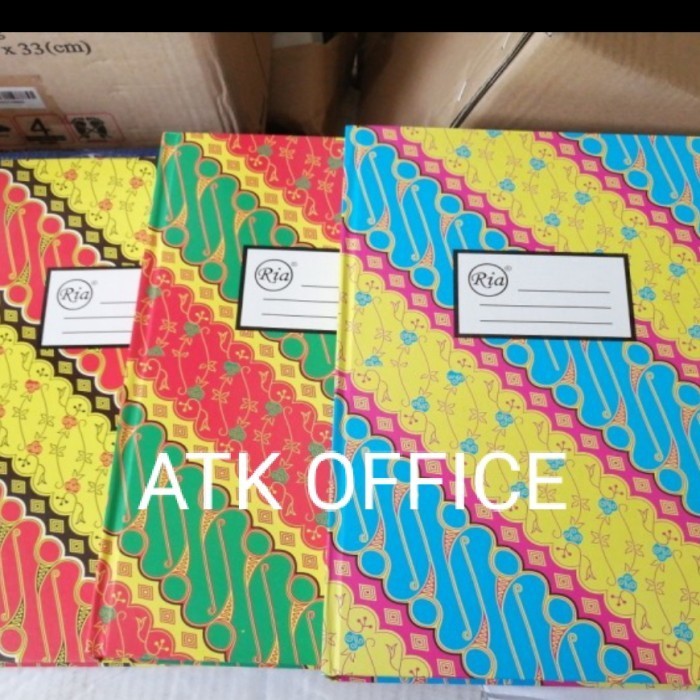 

BUKU TULIS FOLIO RIA 500 LEMBAR / BUKU AKUTANSI / BUKU FOLIO