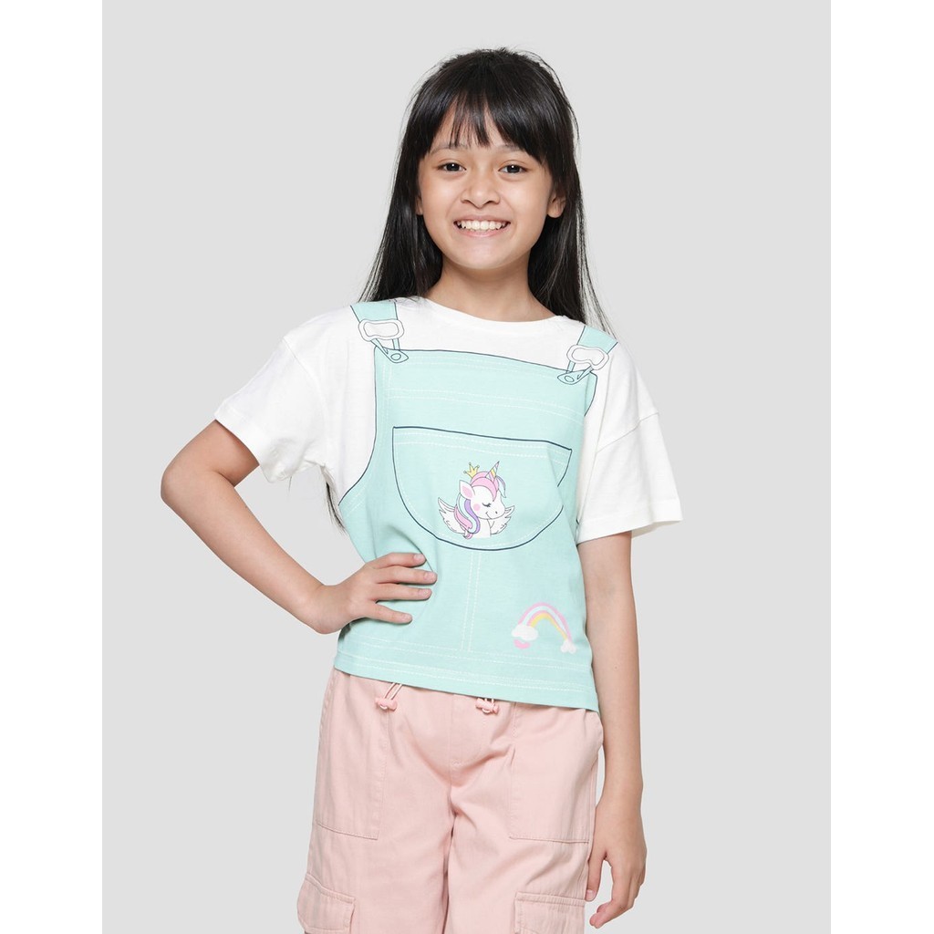 Aero Print Vest 5 Unicorn Kaos Lengan Pendek Anak Perempuan 120945452