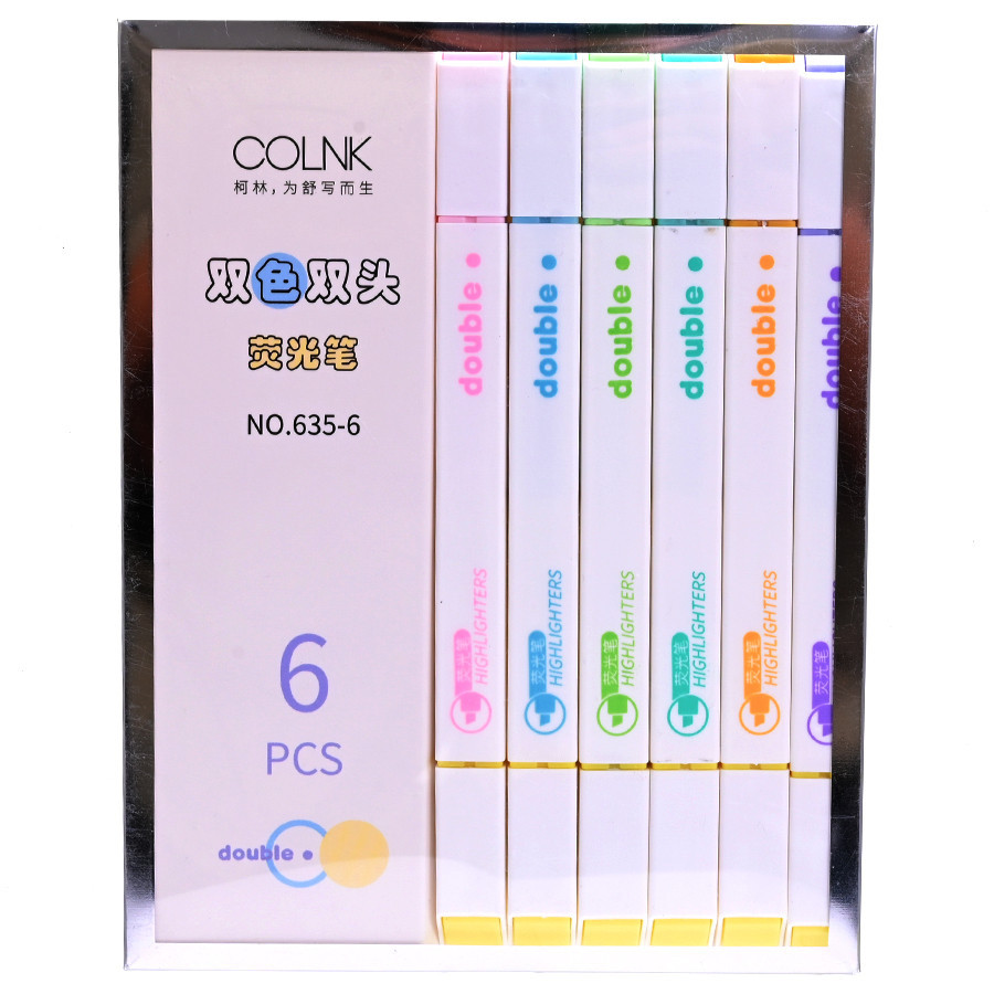 

Rambla - Bunny & Klin Highlighter Double Head Isi 6 Pcs