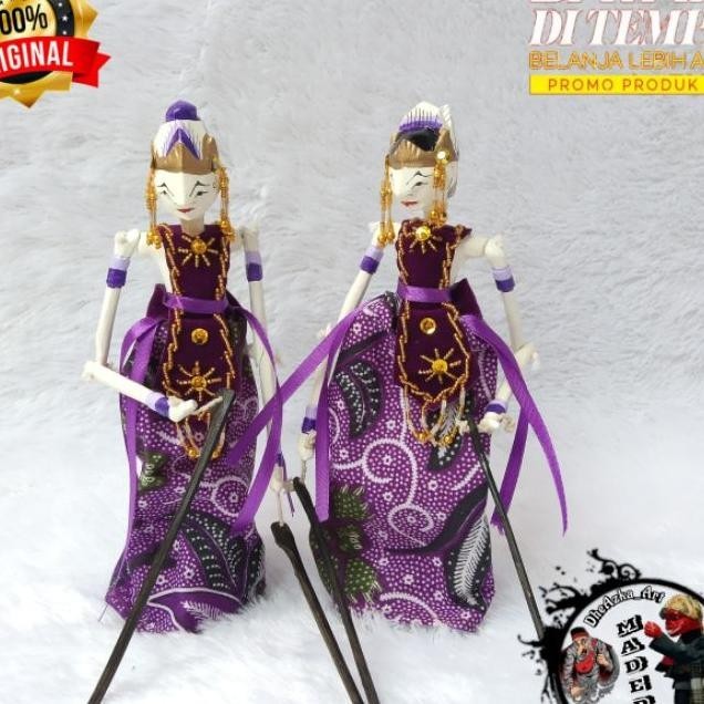 Wayang Golek Niatur Rama Dan Sinta Couple (2 Golek)
