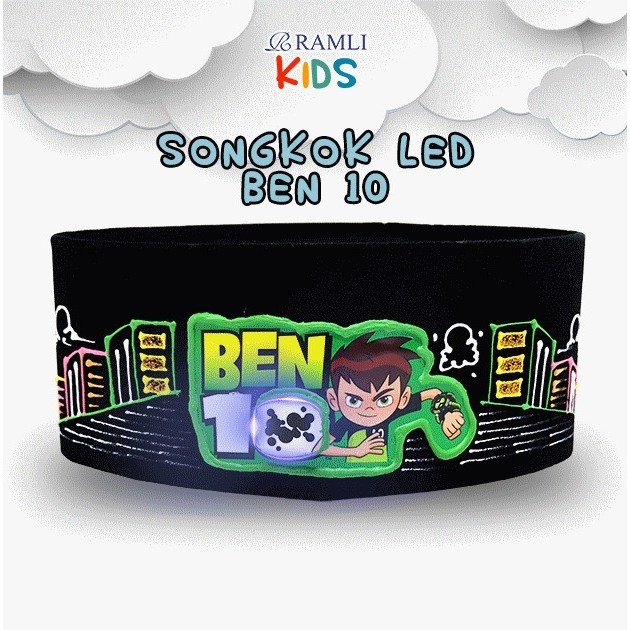Kopyah Peci Anak Songkok Anak Ada Lampu Led Bisa Menyala Ben Ten