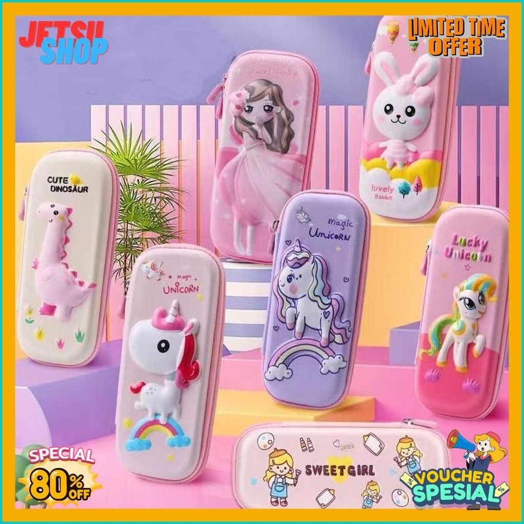 

Kotak Pensil Kartun 3D/Kotak Alat Tulis Kartun (Lagi Diskon)