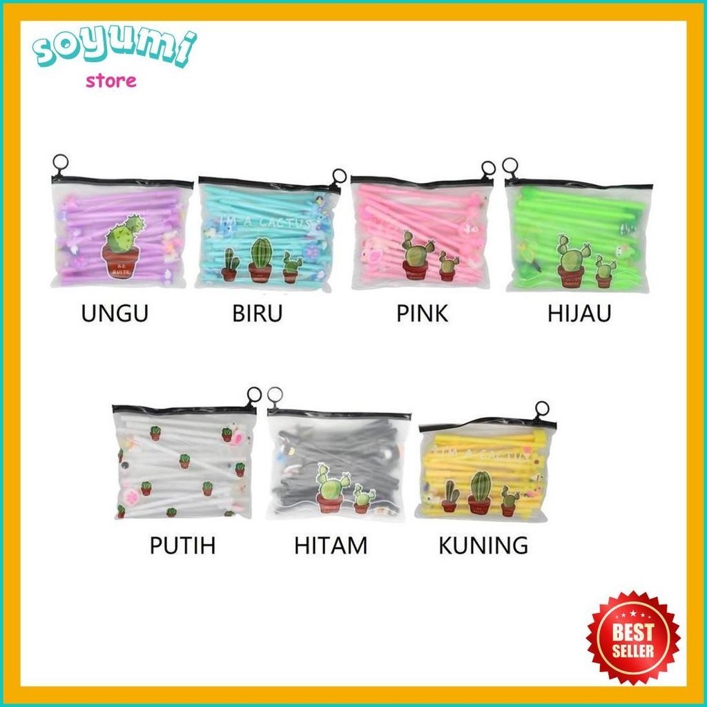 

Molamola Hl0078 Pena Karakter Set Pouch Isi 20 Pcs Tempat Pensil Transparan Zipper Bag (6.6)