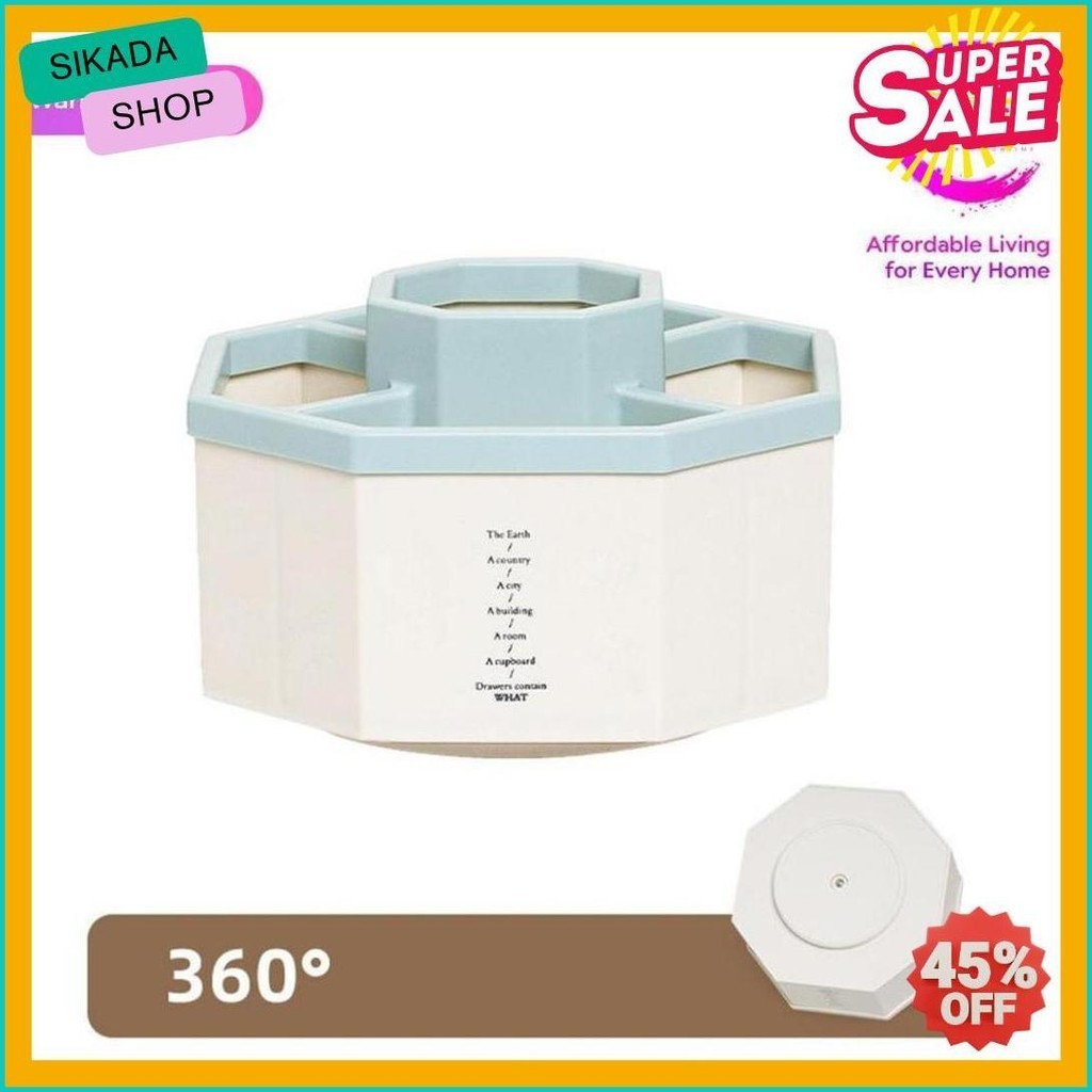 

[Pol] Cod Tempat Pensil Putar Hexagon | Rotating Pen Holder | Tempat Alat Tulis Putar (6.6)