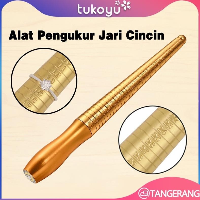 

Murah Perhiasan Ukuran Jari Tongkat Pengukur Jari Logam Pengukur Cincin/Jewelry Finger Measuring Stick Sale
