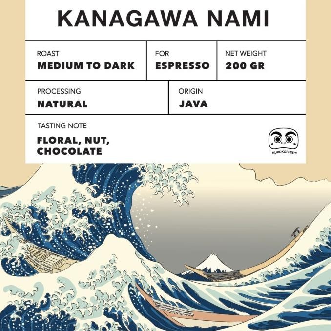 

Kanagawa Nami Coffee Beans For Espresso 200 Gr / Biji Kopi Java
