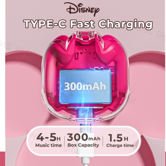 

Ane [With Lanyard] 100% Disney Tws Eahone Wireless Headset Lotso Bluetooth