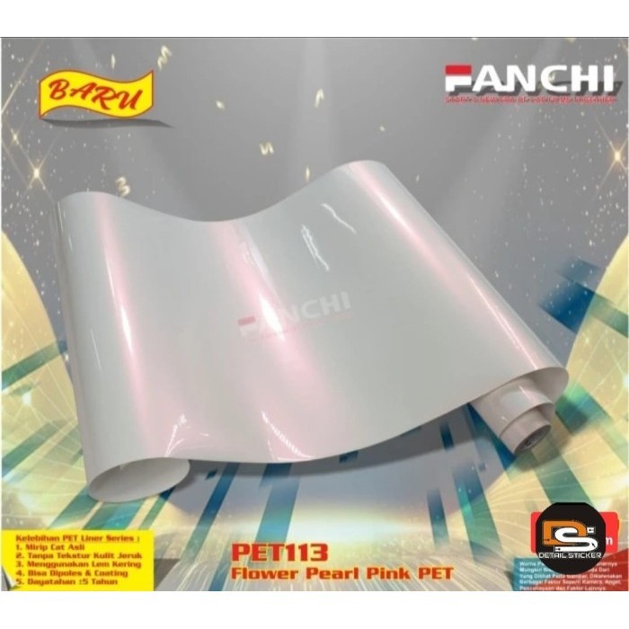 

ROLL Sticker FANCHI PET113 ID-8813 Pearl Pink PET 50cm ROLL