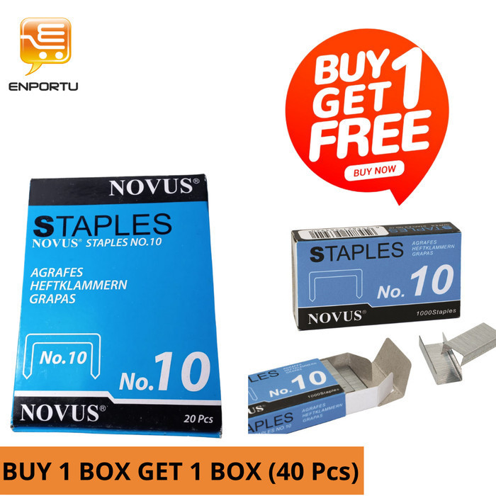 

BUY 1 GET 1 - Novus Isi Stapler kecil No.10 40 Pcs