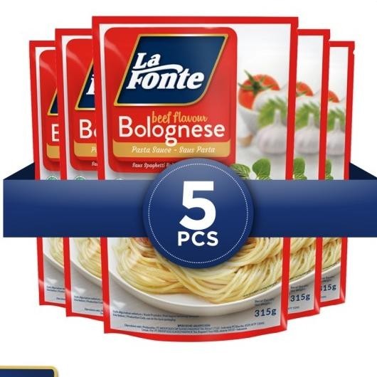 

5 Pcs - La Fonte Saos Pasta Bolognese 315Gr