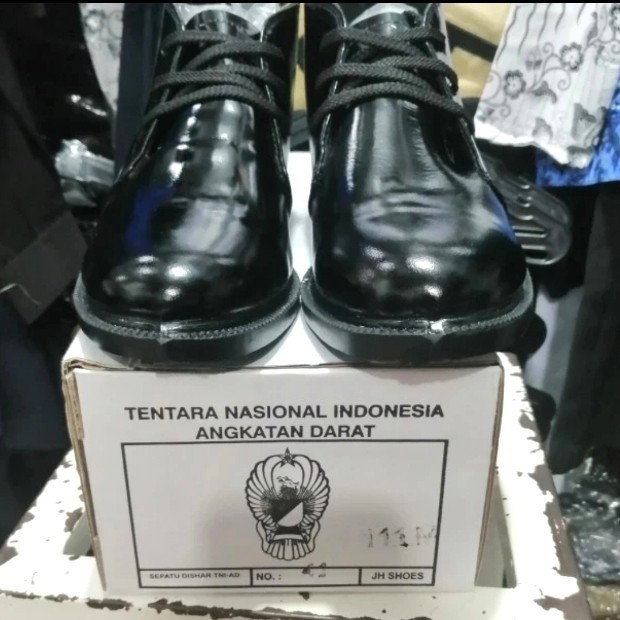 Sepatu Pdh Tni Ad Jatah Pembagian Jh - Sepatu Pdh Tni Mengkilap