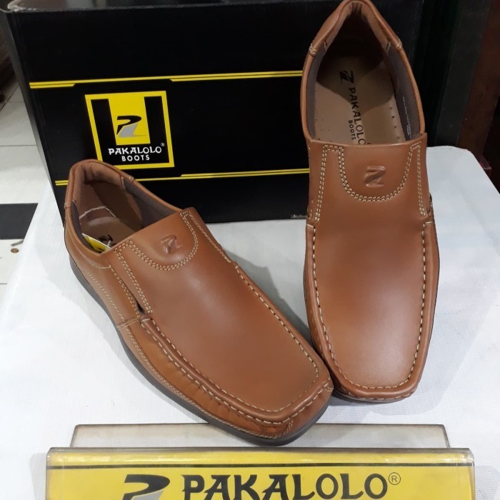 Sepatu Casual Pria Kulit Asli Pakalolo 0538 Original