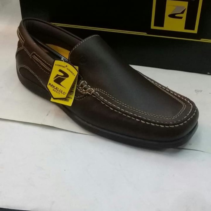 Sepatu Kulit Pakalolo N 0521 Black.New Arrival Terbaru