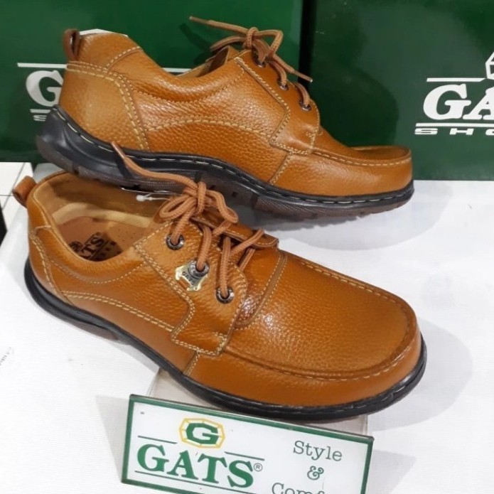 Sepatu Pantofel Pria Gats Br-5505 Original Coklat