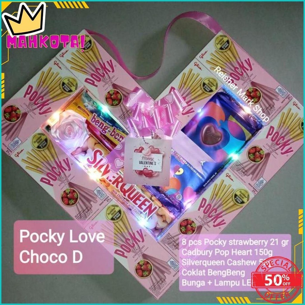 

Pocky Love Choco - Pocky Love Valentine Gift Hadiah Birthday, Graduation, Anniversary, Valentine (Free Packing Aman) Cod