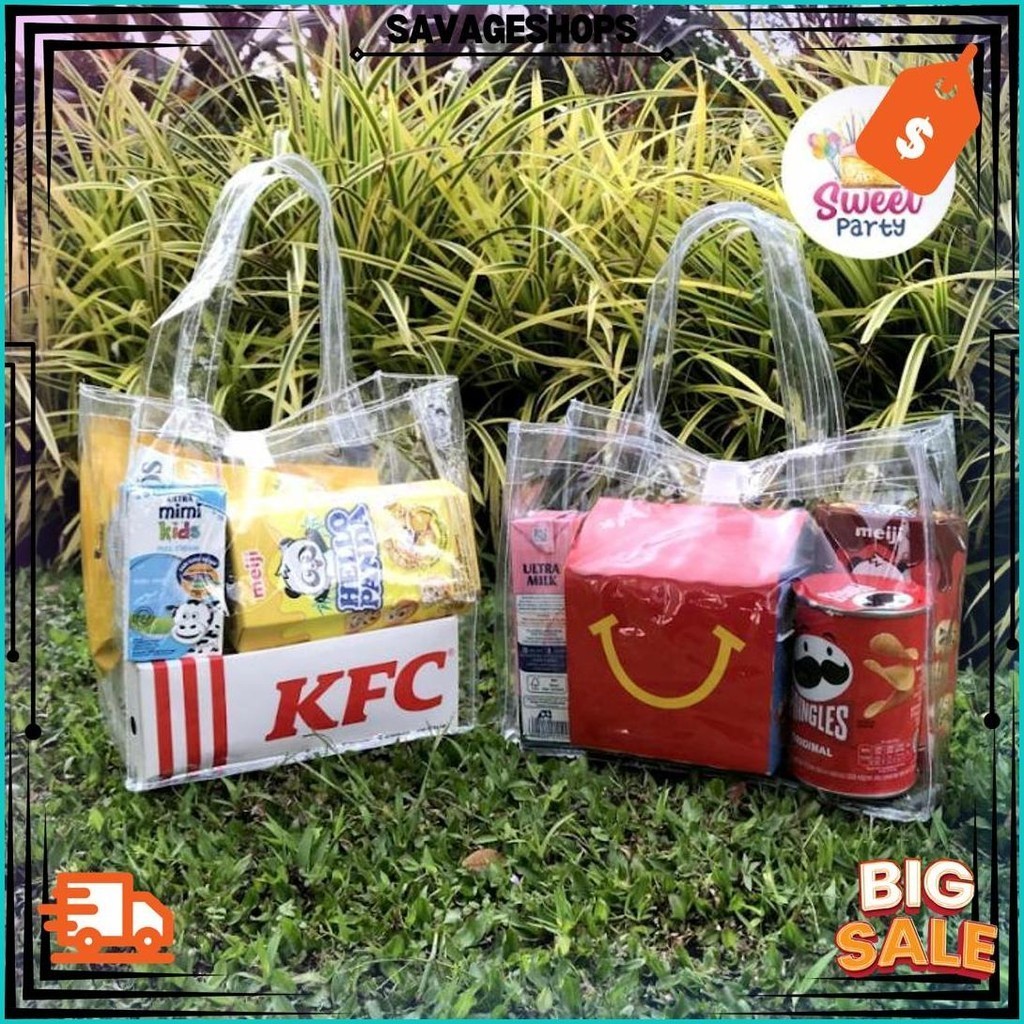 

Tas Mika Bening Transparan Tebal, Souvenir Ulang Tahun, Hampers Aqiqah, Tas Snack Ultah Kue Lebaran B Gratis Ongkir