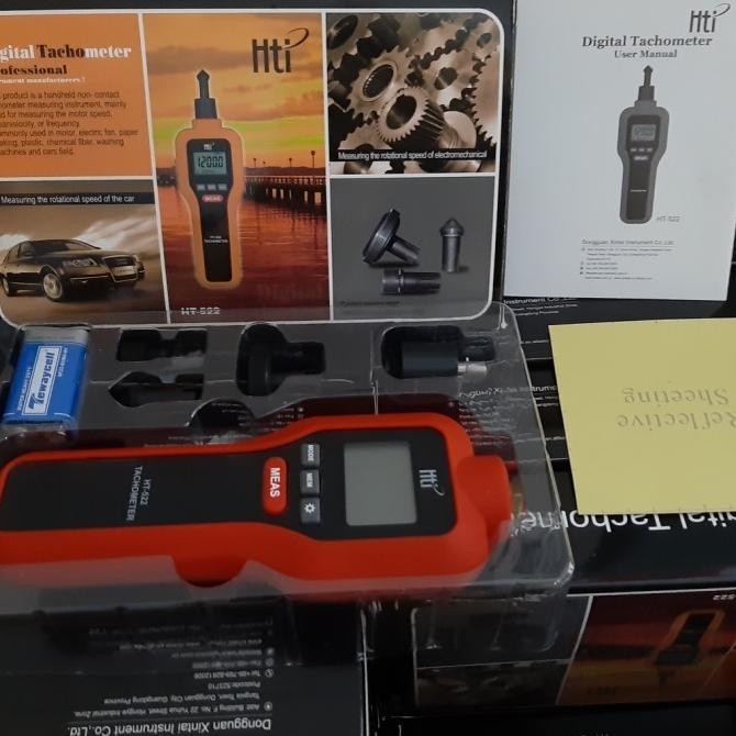 Digital Tachometer Ht-522 Two-In-One Digital Tachometer Ht522 [ Carchola ]