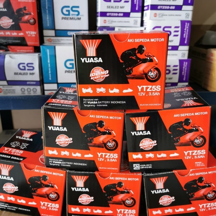 Aki Mio Aki Revo Yuasa Ytz5S Gtz5S Aki Supra125 Aki Fino