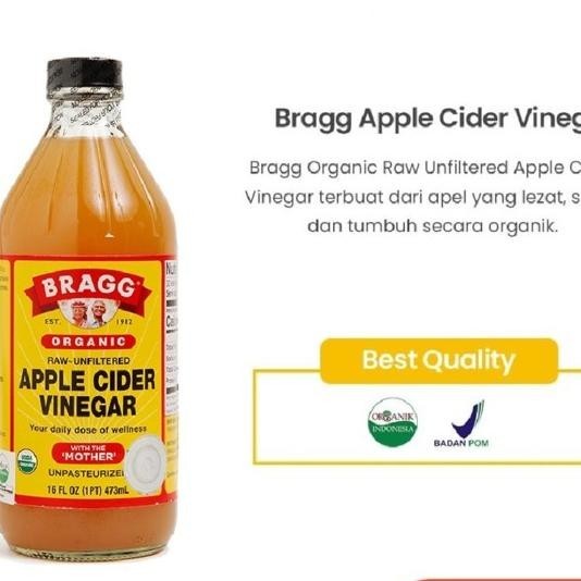 

Bragg Organic Cider Vinegar Raw - Unfiltered 16Oz 473Ml