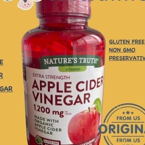 

Nature'S Truth Cider Vinegar 1,200Mg 180 Vegetarian Capsules