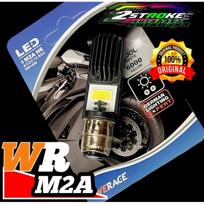 BOHLAM/LAMPU DEPAN/UTAMA MOTOR LED VARIO 125 CBS TECHNO PUTIH ECO9