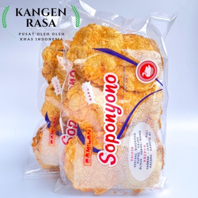 

BOOM SALE Keripik Belinjo Emping Manis Soponyono Malang Original