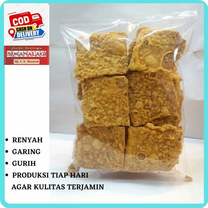 

GRATIS ONGKIR kripik keripik tempe manis bandung murah 1 kg