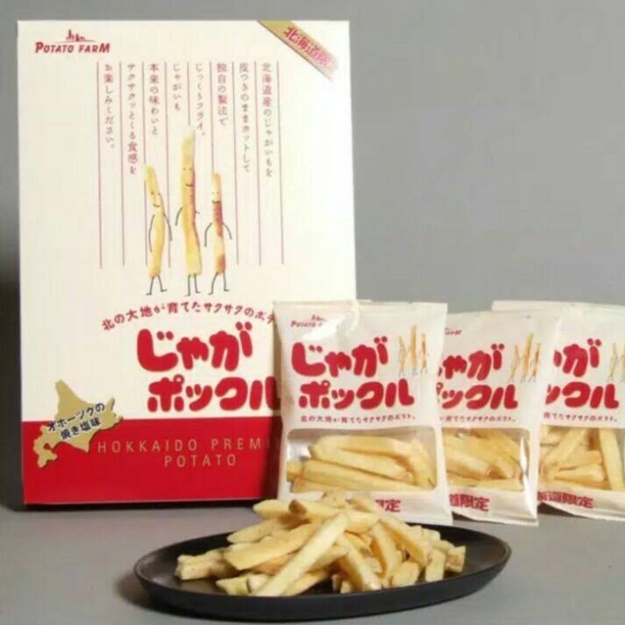 

EKSLUSIF Potato Farm Calbee Jaga Pokkuru Potato stick 1 Box (10pcs) Japan