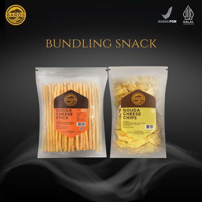 

TERBARU Baros Bundling Gouda Cheese Stick + Cheese Chips