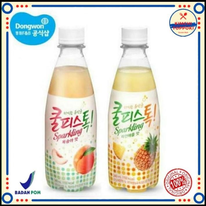 

Dongwon Coolpis Sparkling Rasa Peach Dan Pinapple 340Ml