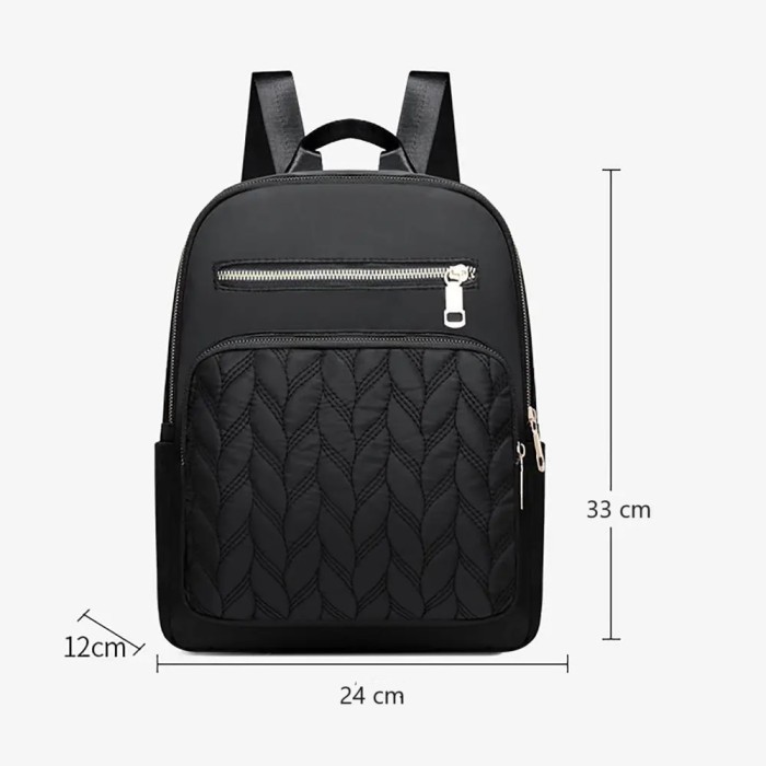 Bp76 Tas Ransel Wanita Korea Style Nami Fashion Women Nylon Backpack SS