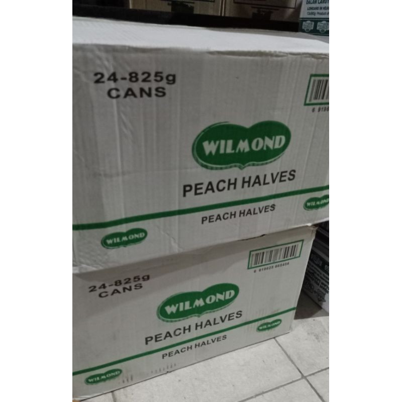 

Wilmond Peach Halves Kaleng 825gr Per Dus Isi 24 Kaleng