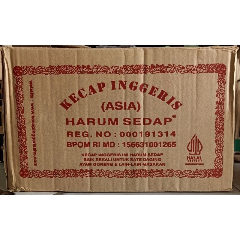 

kecap Inggris Asia Harum Sedap 320ml x 24 btl per dus