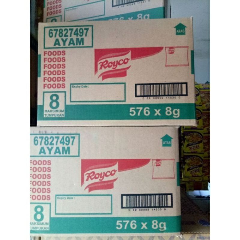 

Royco Ayam Sachet per dus (48gantung/lusin)