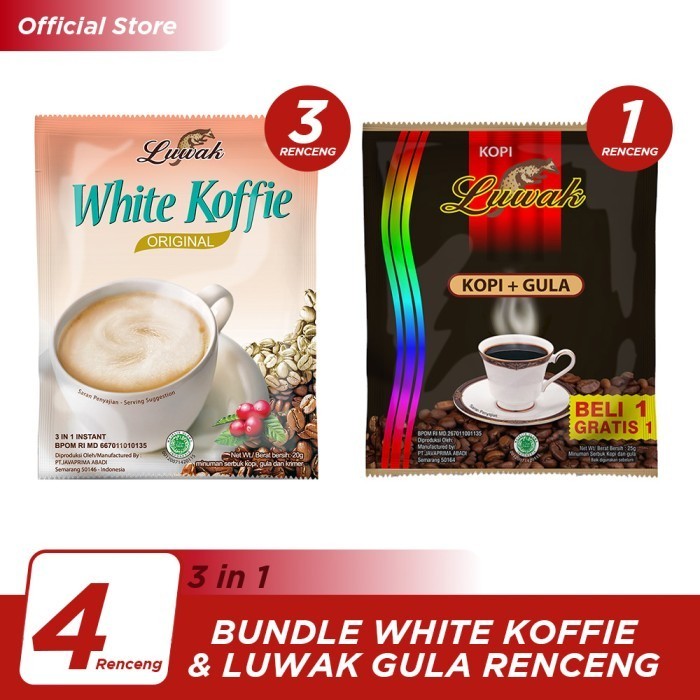 

Bundle White Koffie & Luwak Gula Renceng