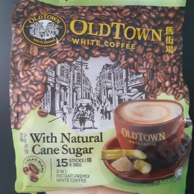 

Old Town White Coffee Cane Sugar Oldtown White Coffee Gula Tebu