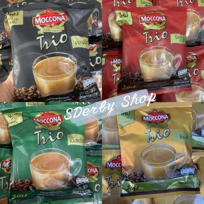 

Moccona Trio Instant Coffee Thailand Kopi Instan Mocona
