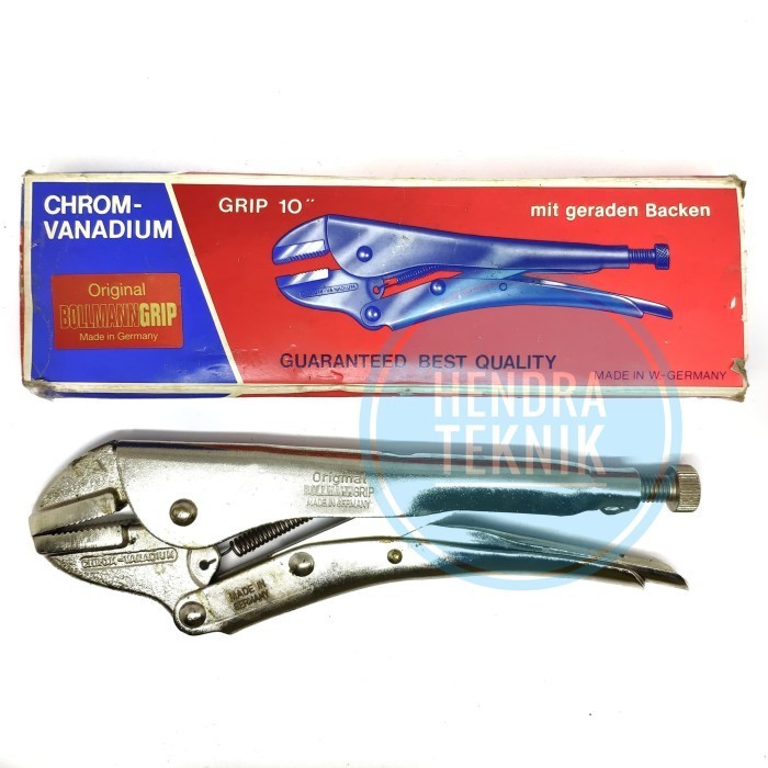 Tang Buaya Rata 10" Bollman Grip Jerman Tang Jepit Made In Germany Ori Star