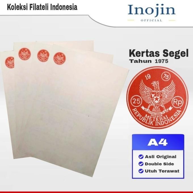 

Best Produk Kertas Segel Tahun 1975 Asli