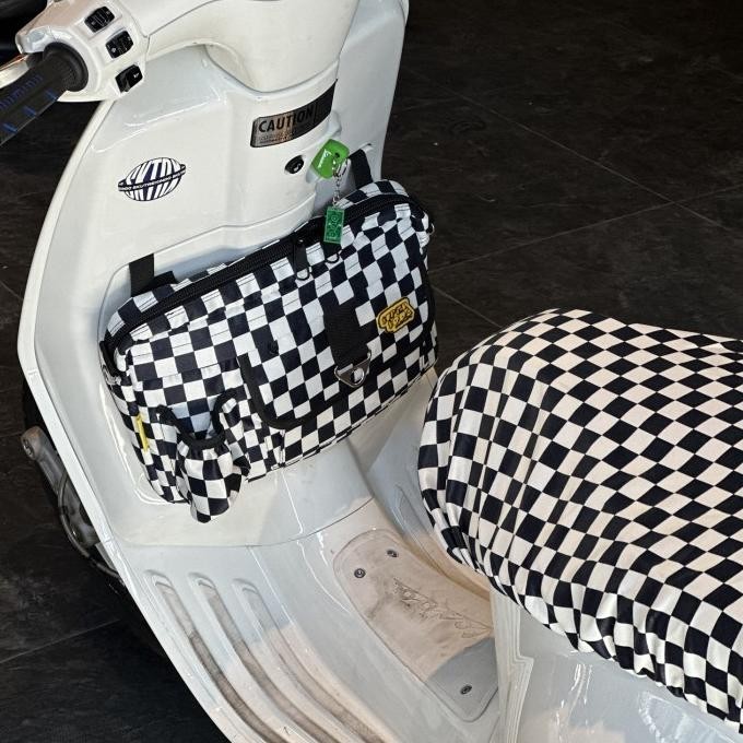 Tas Bagasi Vespa Checkerboard Vespa Sprint Primavera LX