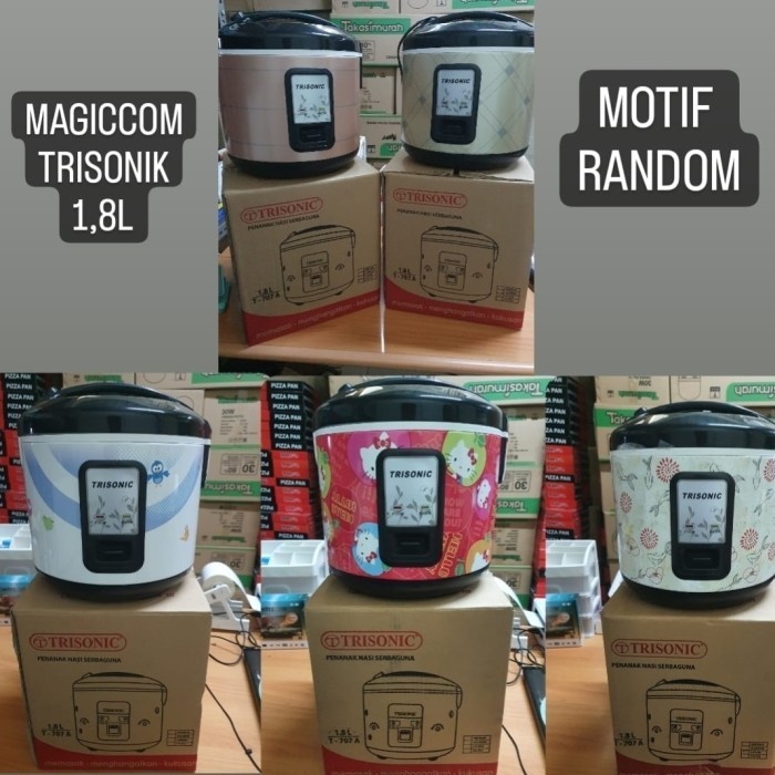 Magic Com 1,8 Liter Trisonic/Rice Cooker Trisonic 1.8L(T-707)