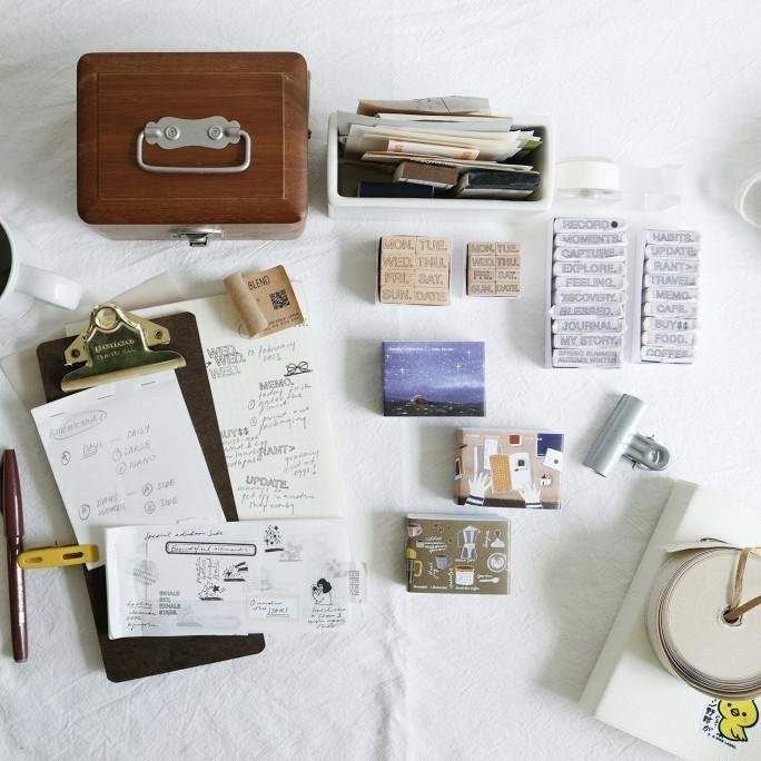 

Ready (Siap Kirim) Kurukynki Beautiful Moment Rubber Stamp