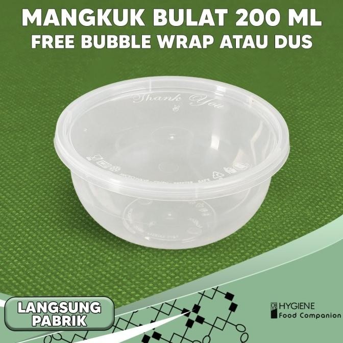 

MANGKOK BULAT 200ML - MANGKUK THINWALL PLASTIK 200 ML- PERDUS GGS