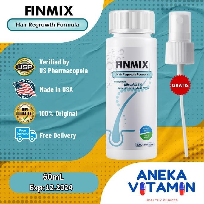 Finmix Minoxidil Pure Finas Original Usa (Penumbuh Rambut)