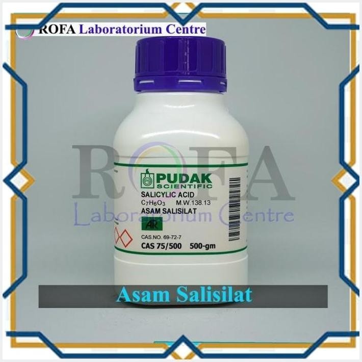 

[ROF] ASAM SALISILAT / SALICYLIC ACID / C7H6O3 100 GRAM