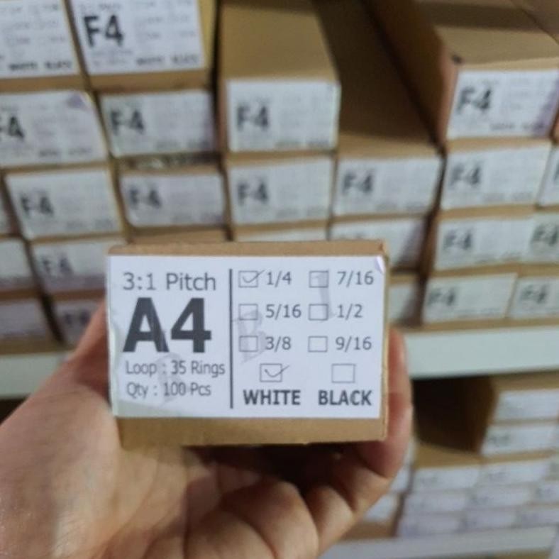 

Tw39 Ring Kawat Jilid No.4. 1/4 Pitch 3:1 - 1 Box Isi 100Pcs Murah [Terbaru | Terlaris | Promo | Mega Sale | Cuci Gudang | Best Seller | Promo Special | Big Sale | Super Sale | Diskon Gede | Buruan Beli | Diskon Toko | Promo Gila | Mumer | Hemat | Gratis